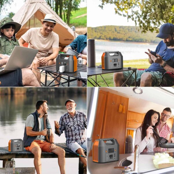 EnginStar Portable Power Station 150W 155Wh Solar Generator 110V 42000mAh Portable Power Bank w/AC Outlet - Image 7