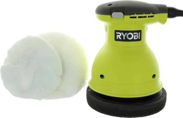 Ryobi RB61G 6 Inch Corded 120 Volt AC, .5 Amp 4,800 OPM Swirl-Free Orbital Buffer - Image 4