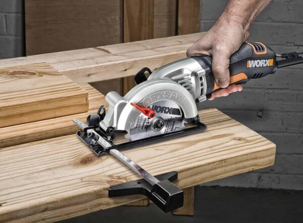 WX429L 4 Amp SAW 4.5  Electric Compact Circular Saw - Image 8
