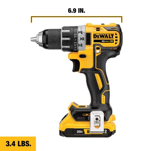 DCD791D2 XR 20-Volt 1/2-In Brushless Cordless Drill (2-Batteries Included And Charger Included) - Image 3