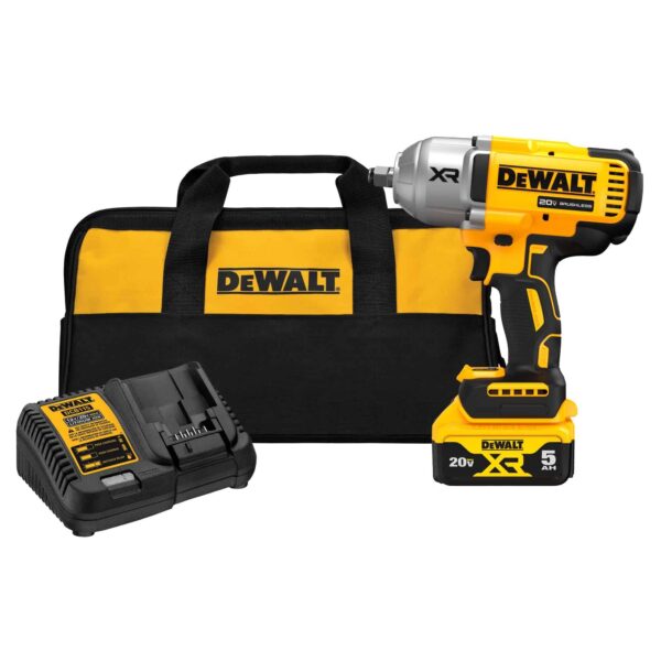 20V MAX Cordless Impact Wrench Kit, 1/2  Hog Ring With 4-Mode Speed (DCF900P1) - Image 6