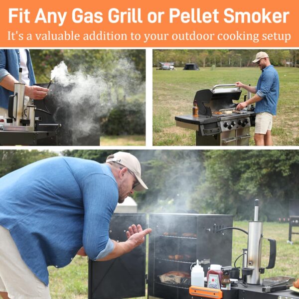 GANGSHELO Portable Electric Smoker Pellet Accessory Works with Any BBQ Grill Add Your Favorite Blend - Image 4