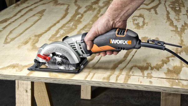 WX429L 4 Amp SAW 4.5  Electric Compact Circular Saw - Image 9