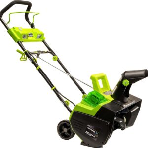 Earthwise SN74022 22  40V Cordless Electric Snow Thrower, (4.0AH Battery   Charger Included)
