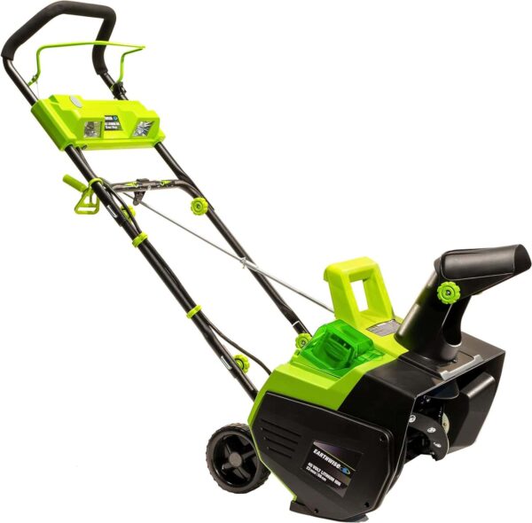 Earthwise SN74022 22  40V Cordless Electric Snow Thrower, (4.0AH Battery   Charger Included)