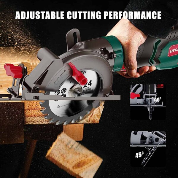 HYCHIKA 6.2A Mini Circular Saw - Image 4