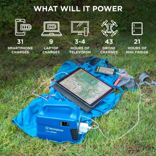 Westinghouse 296Wh 600 Peak Watt Portable Power Station and Solar Generator - Image 9