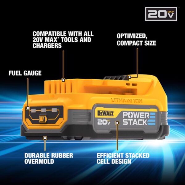 DeWalt 20V MAX ATOMIC Cordless Brushless Compact Band Saw Kit (Battery   Charger) - Image 7