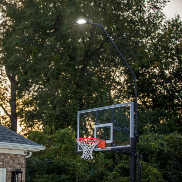Silverback LED Basketball Hoop Light Illuminates Backboard, Rim, and Court and Fits Most in-Ground Hoops - Image 8