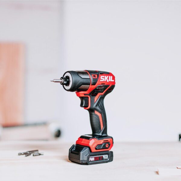 12V PWR CORE 1/4 in. Cordless Brushless Impact Driver Kit (Battery   Charger) - Image 6