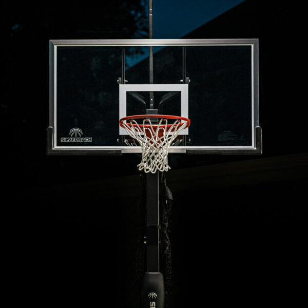Silverback LED Basketball Hoop Light Illuminates Backboard, Rim, and Court and Fits Most in-Ground Hoops - Image 3