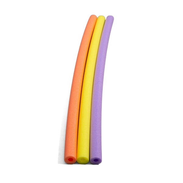 Swim Noodle 40 Pack Pool Noodles, Assorted Coral, Purple, Yellow Foam, 4 feet - Image 3