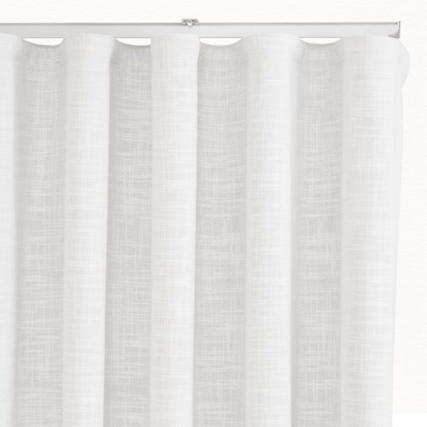 Ripple Fold Lille Linen Memory Trained Curtains Custom Blackout Drapes Grey Beige - Image 6
