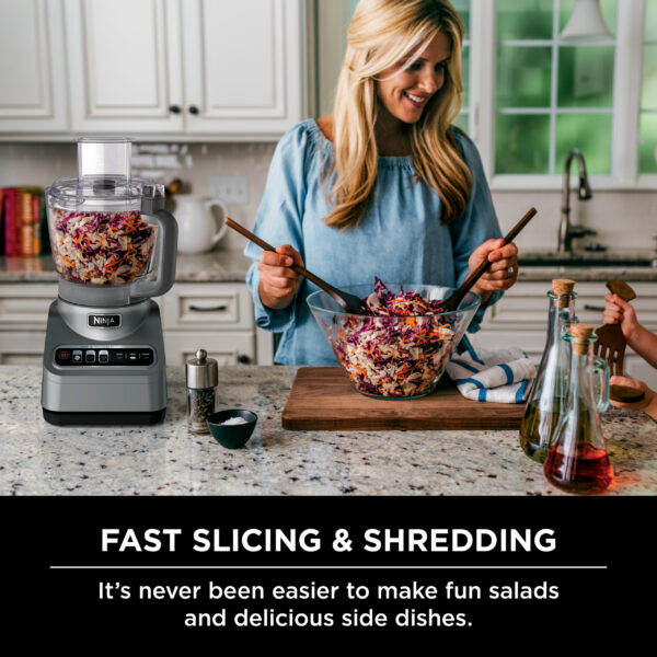 Professional Food Processor, 850 Watts, 9-Cup Capacity, Auto-iQ Preset Programs, BN600 - Image 2