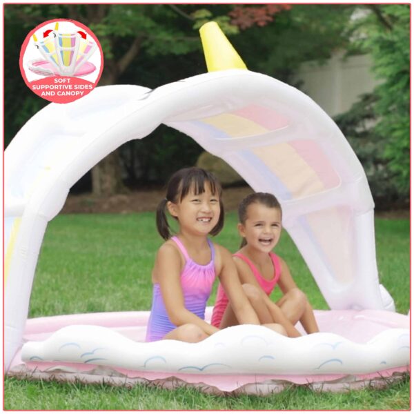 Sunsmart Rainbow Unicorn Shade N  Splash Sprinkler and Splash Pad 5.5 - Image 7