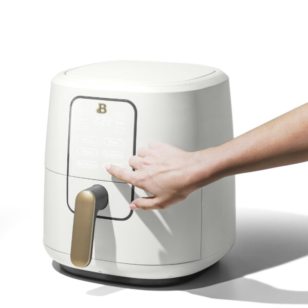 Beautiful 6 Quart Touchscreen Air Fryer, White Icing by Drew Barrymore - Image 7
