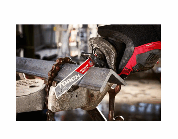 2625-20-48-00-5201 M18 18-Volt Lithium-Ion Cordless Hackzall Reciprocating Saw with Carbide Teeth Metal Cutting SAWZALL Saw Blade - Image 10