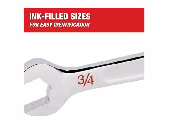 MLW48-22-9415 Combination SAE Wrench Mechanics Tool Set (15-Piece) - Image 7