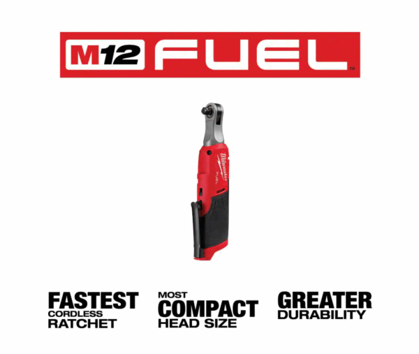 2554-20-2564-20-2567-20 M12  12V Li-Ion Brushless Cordless  3/8 in. Impact Wrench w/Right Angle Impact Wrench   High Speed Ratchet - Image 10