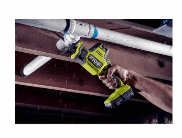 PSBID01K-PSBRS01B ONE+ HP 18V Brushless Cordless Compact 1/4 in. Impact Driver and One-Handed Recip Saw Kit with (2) Batteries, Charger - Image 10