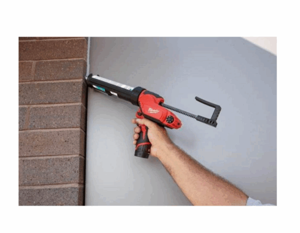 2415-20-2441-20-48-11-2460 M12 12V Lithium-Ion Cordless 3/8 in. Right Angle Drill with 10 oz. Caulk and Adhesive Gun and 6.0 Ah XC Battery Pack - Image 10