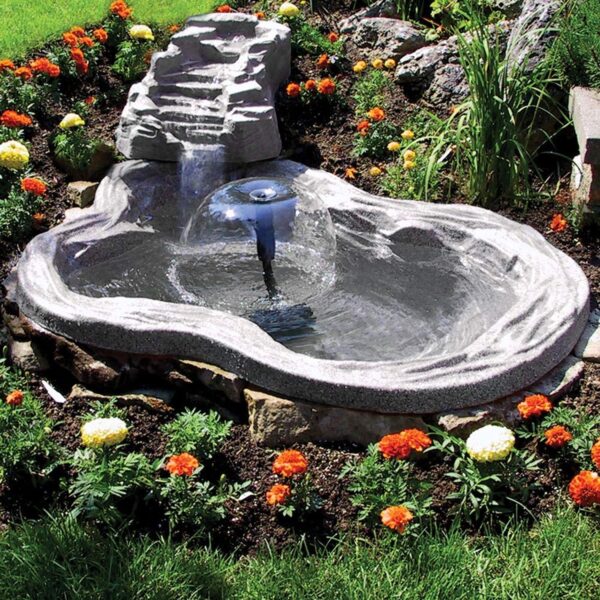 ALG91959 Tranquility Outdoor Preformed Water Garden Pond Waterfall - Image 9
