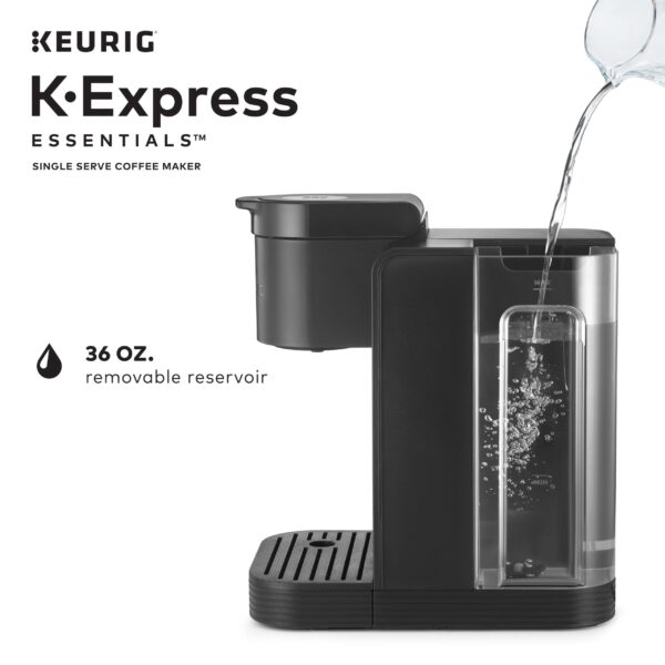 K-Express Essentials Single Serve K-Cup Pod Coffee Maker, Black - Image 7