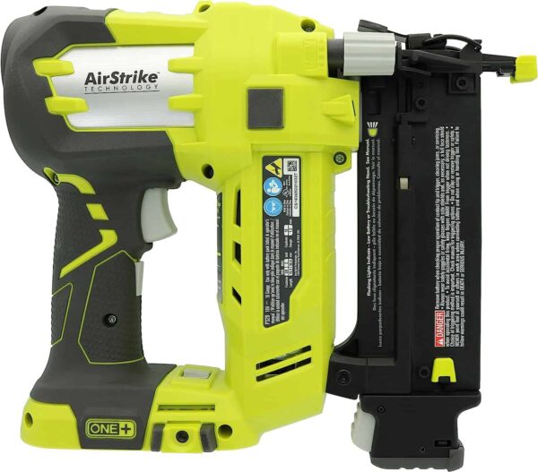 Ryobi P320 Airstrike 18 Volt One+ Lithium Ion Cordless Brad Nailer (Battery Not Included, Power Tool Only) - Image 2