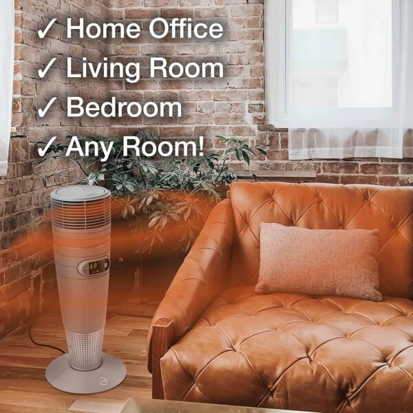 Heating Space Heater, 25 , Grey 6462 - Image 2