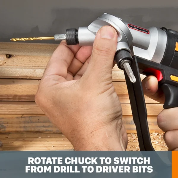 WX176L.8 20V Power Share Switchdriver 2.0Ah 2-in-1 Cordless Drill   Driver (2.0Ah) - Image 6