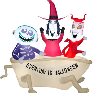 Lock, Shock and Barrel in Tub Halloween Inflatable