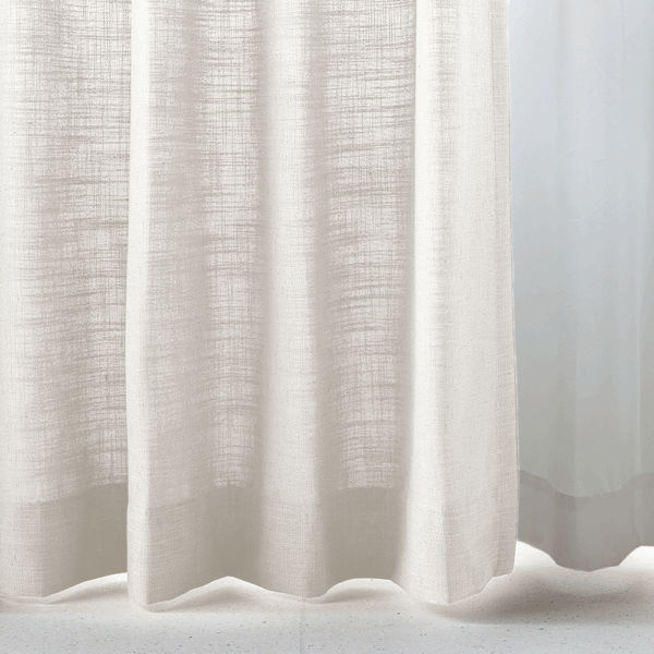 Pinch Pleated Lille Linen Memory Trained Blackout Curtains Natural Modern Custom Drapes - Image 15