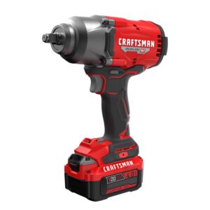 V20 1/2 in. Cordless Brushless Impact Wrench w/Hog Ring Kit (Battery   Charger)