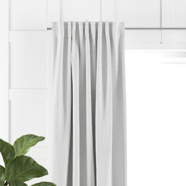 Ancebridge Bright White Drapery - Image 4