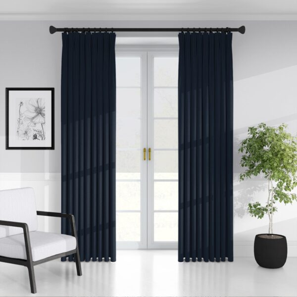 Braxton Navy Drapery - Image 2