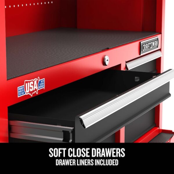 CMST98264RB 2000 Series 26.5-in W x 34-in H 5-Drawer Steel Rolling Tool Cabinet (Red) - Image 2