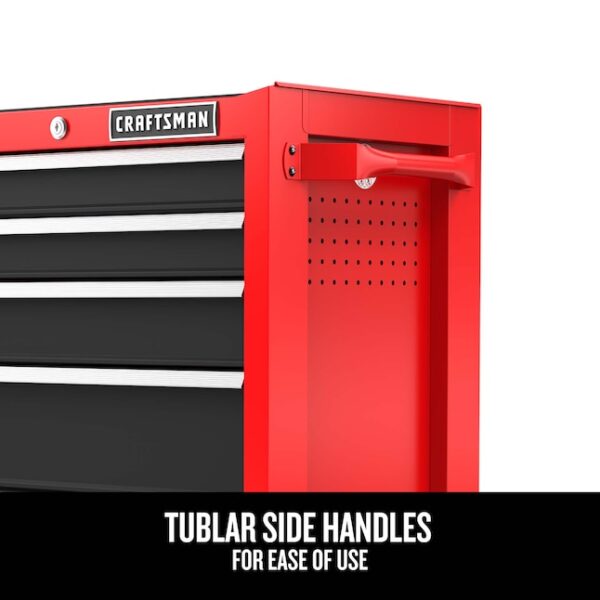 CMST98264RB 2000 Series 26.5-in W x 34-in H 5-Drawer Steel Rolling Tool Cabinet (Red) - Image 5