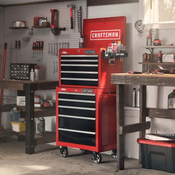 CMST98264RB 2000 Series 26.5-in W x 34-in H 5-Drawer Steel Rolling Tool Cabinet (Red) - Image 8