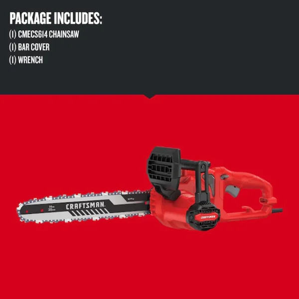8 Amps 14-in Corded Electric Chainsaw - Image 3