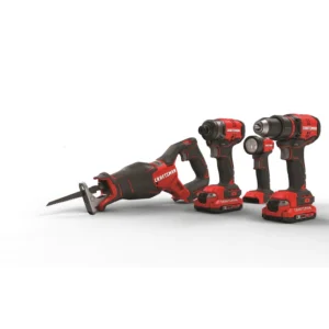 CMCK420D2 V20 4-Tool 20-Volt Max Brushless Power Tool Combo Kit with Soft Case (2-Batteries Included and Charger Included)