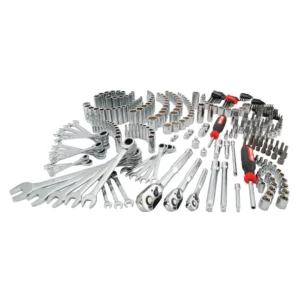 CMMT12039 298-Piece Standard (SAE) and Metric Combination Polished Chrome Mechanics Tool Set (1/4-in; 3/8-in)