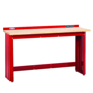 CMST27200R 72-in W x 41.25-in H Red Wood Work Bench