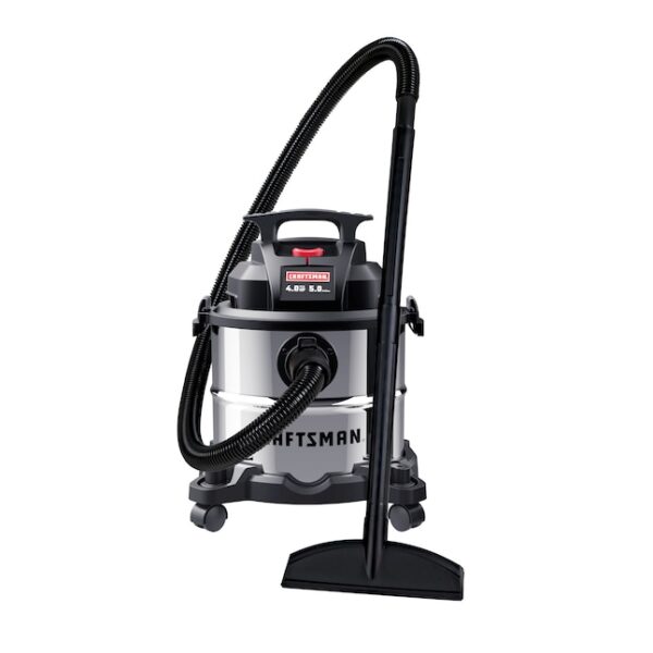 CMXEVXA18115 5-Gallons 4-HP Corded Wet/Dry Shop Vacuum with Accessories Included