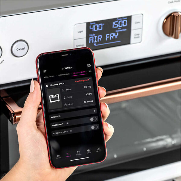 Caf?? Couture Matte White Air Fryer Toaster Oven - Image 8