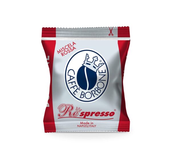 Caff?? Borbone Respresso Espresso Capsules, 100 Capsules   Miscela Rossa - Image 3