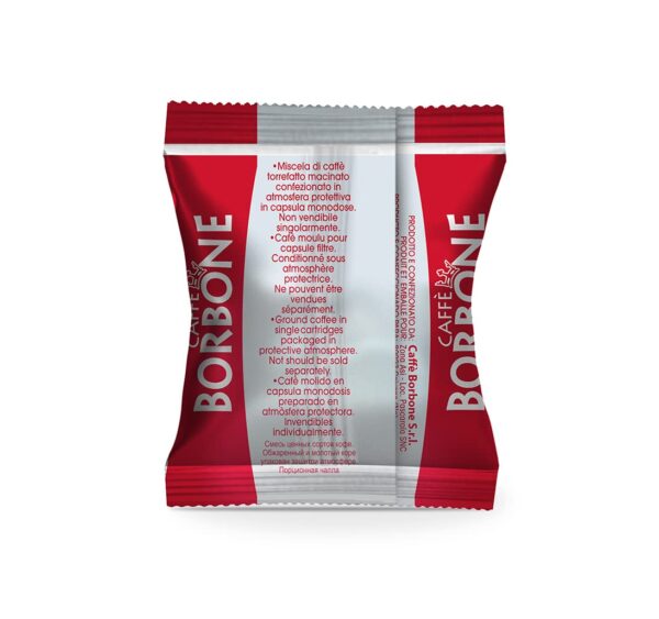 Caff?? Borbone Respresso Espresso Capsules, 100 Capsules   Miscela Rossa - Image 4