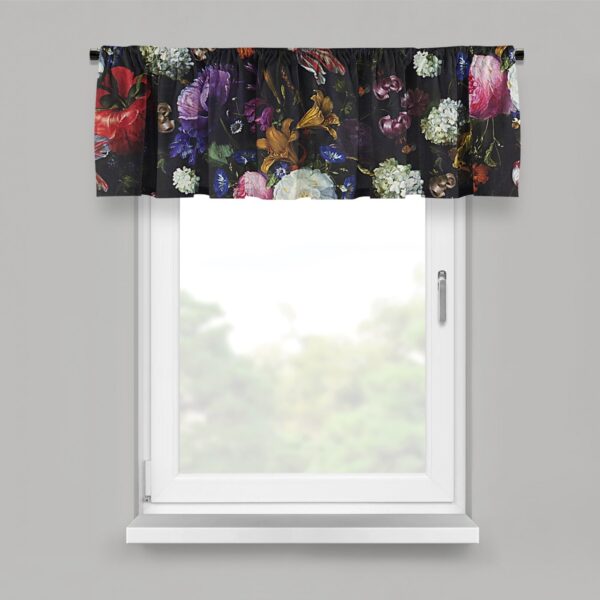 Crystal’s Bouquet Black/Floral Drapery - Image 3