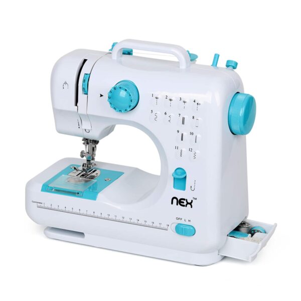 NEX Indigo Blue Modern Crafting Sewing hine with 12 Built-In Stitches - Image 2