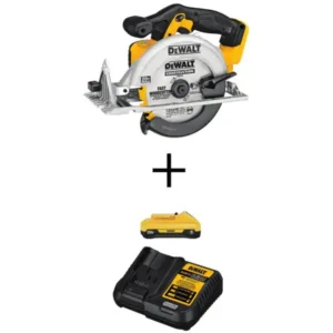 DCS391B 20-Volt MAX Cordless 6-1/2 in. Circular Saw with (1) 20-Volt Battery 4.0Ah   Charger