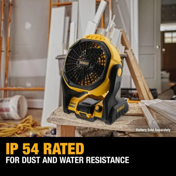 DCE512B 20-Volt MAX Jobsite Fan (Tool Only) - Image 4